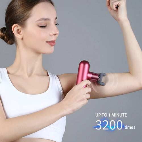 New Massage Gun Brushless Motor Percussion Deep Tissues Electric Handheld Portable Massager Relaxation Relief Body Muscle